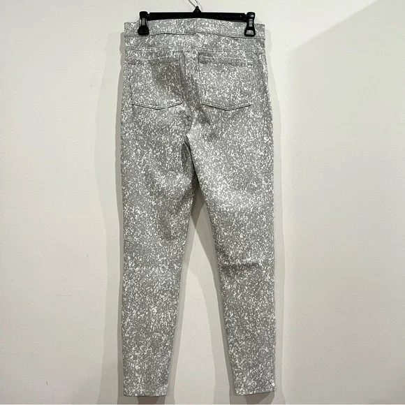 SPANX Ankle Jean-ish Leggings Speckled Grey Skinny Slimming - Picture 4 of 10